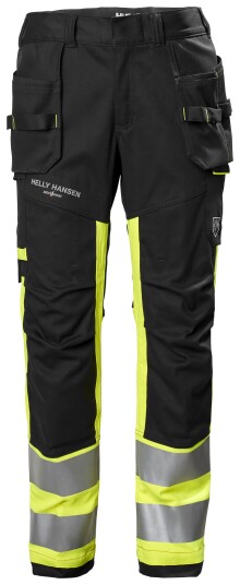 Helly Hansen Workwear Fyre Arbeidsbukse Svart Hi Vis Gul Storrelse C46