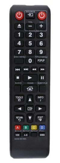 Universalfjernkontroll BlueRay AK5900149A for Samsung