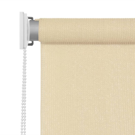 vidaXL Utendørs rullegardin 350X140 cm krem