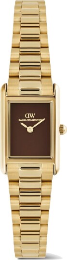 Gold 17mm Watch Bound Mini 3 link Amber | DW