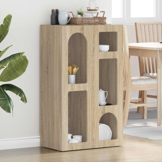 Serviesskap Sonoma eik 59 x 35 x 100,5 cm Konstruert tre Serviesskap Sonoma eik 59 x 35 x 100,5 cm Konstruert tre