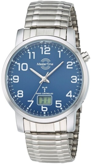 Master Time Herreklokke MTGA 10489 32M Funk Basic Blå/Stål Ø41 mm