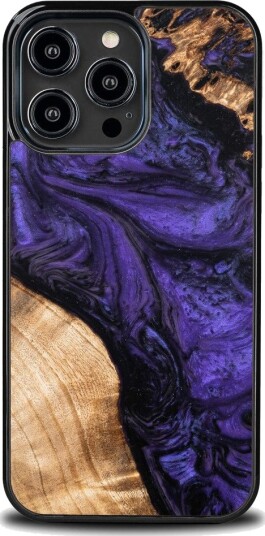 Bewood Unique Deksel iPhone 15 Pro Max Fiolett