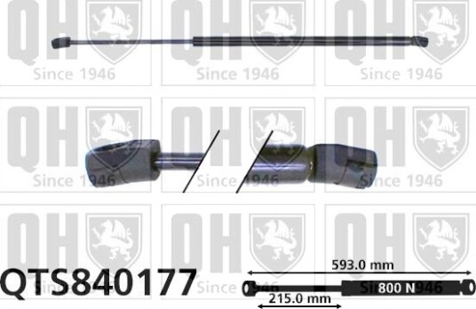 QUINTON HAZELL QTS840177 Baklukedemper