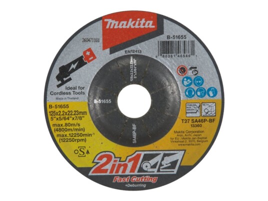 Makita Slipeskive Metall Ø125mm 10 pk