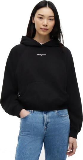 Tommy Jeans Tjw Script Raglan Hoodie Black S