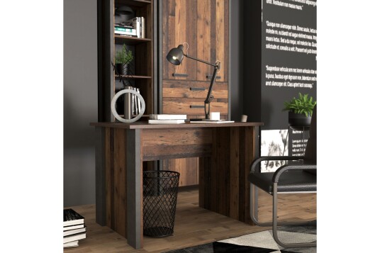 Skrivebord Trevorton 103 cm Brun/Grå