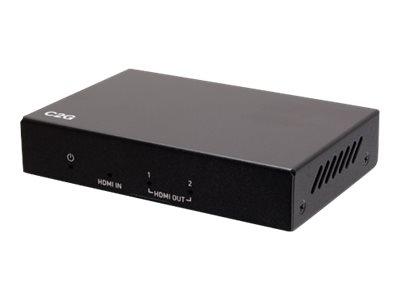 C2G 2-Port HDMI Distribution Amplifier Splitter - 4K 60Hz - HDR - 7.1 Audio - video/lyd-splitter - 2 porter