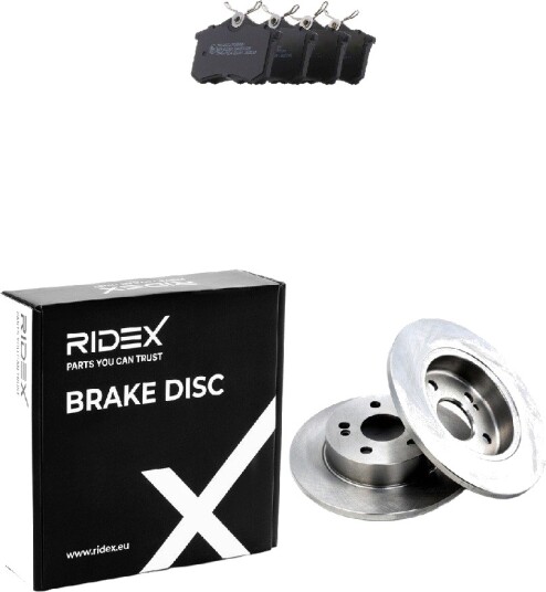 Bremseskiver og -klosser RIDEX 3405B2417