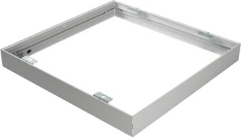Monteringsramme Til Led Panel Mål 600X600 Mm. Til Påbygningsmontering Med Plads Til Driver Bag Ved Armatur. Monteringsramme Til Led Panel Mål 600X600 Mm. Til Påbygningsmontering Med Plads Til Driver Bag Ved Armatur.