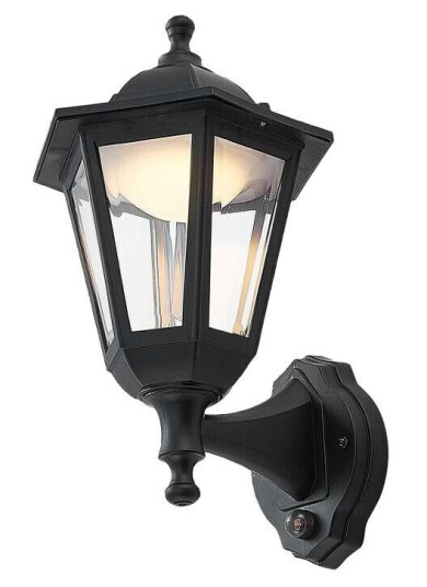 Lindby Utendørs LED-vegglampe Iavo med sensor