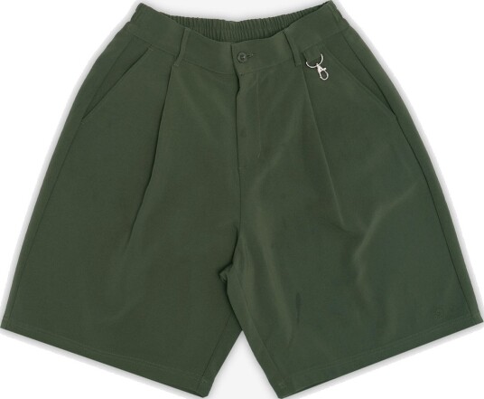 Students Golf Calculus Baggy Pleated Shorts Golfshorts herre Military Medium