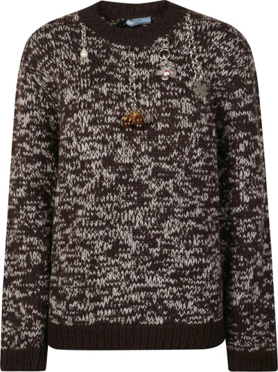 Prada Dame Strikkevarer Flerfarget S,