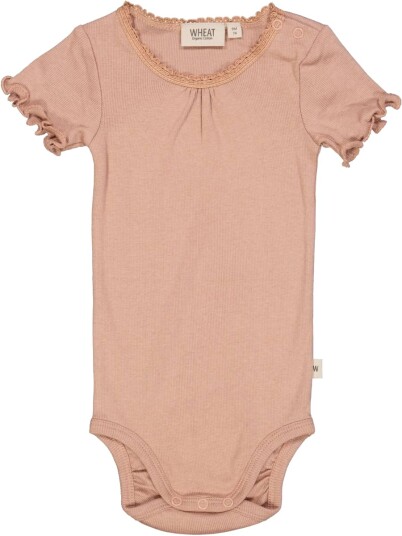 Wheat Body Rib Lace Ss Rose Dawn (92 / 2 år)