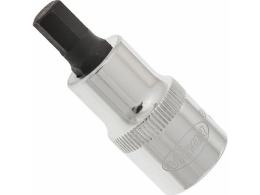 Vigor V2104 Pipenøkkelinnsats 1/2" Metrisk 8 mm Håndverktøy