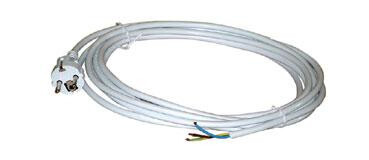 Goobay Uisoleret ledning Strøm CEE 7/7 male Hvid 2m