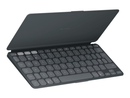 Logitech Keys-To-Go 2 - Tastatur - Innebygd Deksel - Trådløs - Bluetooth Le - Qwerty - Us International - Grafitt Logitech Keys-To-Go 2 - Tastatur - Innebygd Deksel - Trådløs - Bluetooth Le - Qwerty - Us International - Grafitt
