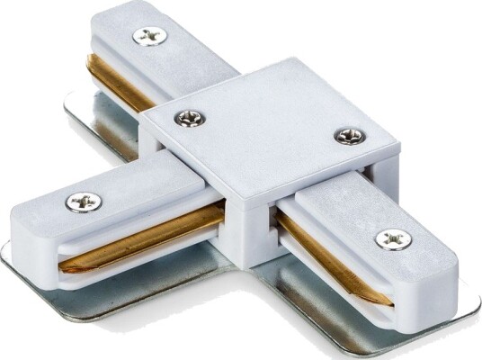 Videx T samler for 1 faset skinne Hvit 1F2W Videx T samler for 1 faset skinne Hvit 1F2W