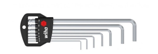 Wiha 369 H7, L-Formet Hex-Nøkkelsett, Metrisk, 7 Stykker, Kromvanadiumstål, 1.5,2,2.5,3,4,5,6 Mm, 126 G Wiha 369 H7, L-Formet Hex-Nøkkelsett, Metrisk, 7 Stykker, Kromvanadiumstål, 1.5,2,2.5,3,4,5,6 Mm, 126 G