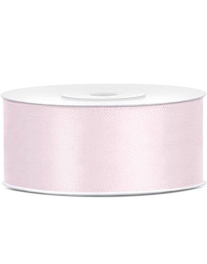 BABY ROSA Silkebånd 25 meter x 25 mm