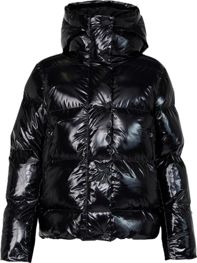 8848 Altitude Juniors' Saga Ski Jacket Black Glossy 150