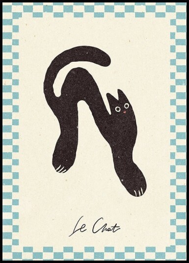 Le Chat Poster Plakat / 70x100cm