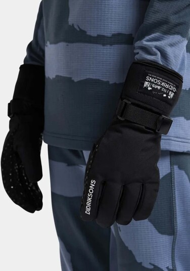 Didriksons Hansker Lovas Five Finger Glove Svart
