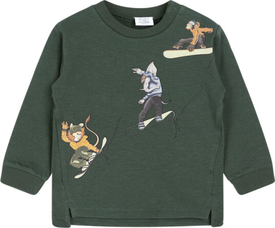 Hust and Claire Asger Sweatshirt Avocado (98 /3 år)