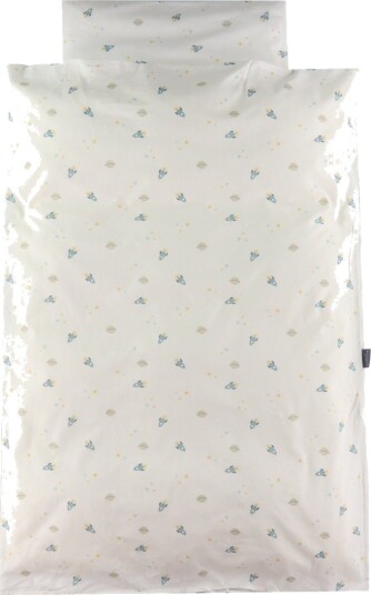 Nørgaard Madsens Sengetøy Baby Off White m. Grå/Beige Rakett Nørgaard Madsens Baby Sengetøy Baby Grønn Gul