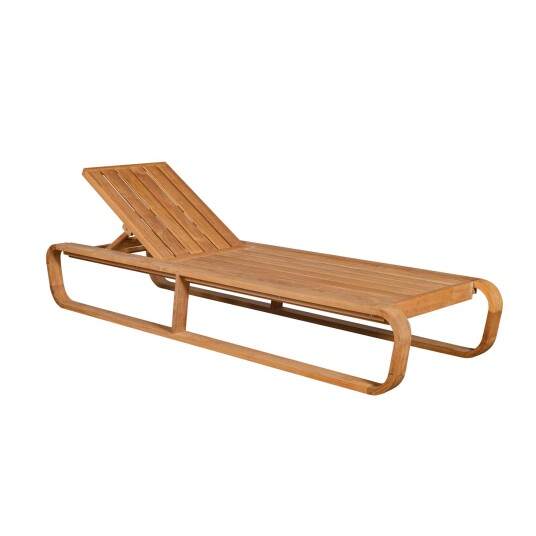 Stockamöllan Bålamöllan solseng Teak med beige pute Inkl. pute Natur Stockamöllan Bålamöllan solseng Teak med beige pute Inkl. pute Natur