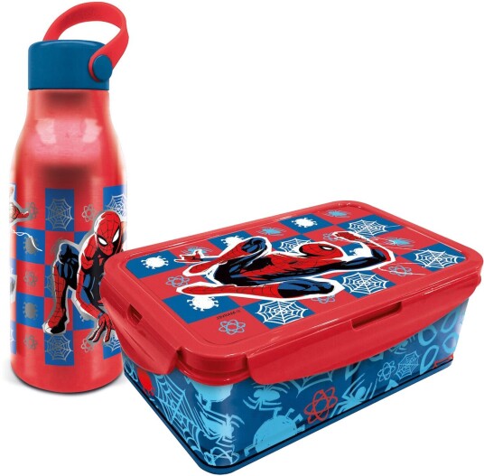 Marvel Spiderman Matboks og Flaske, Red