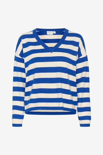Saint Tropez - Genser FikamSZ V-neck Pullover - Blå