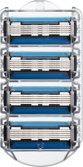 ShaveSafe Razor Super Barberblader 4 stk     - Svart