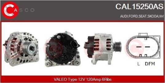 CASCO CAL15250AS Dynamo CASCO CAL15250AS Dynamo
