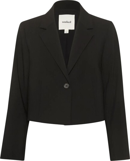 Soaked Slcorinne Cropped Blazer   BLACK   XS