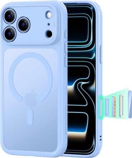 ESR Classic Hybrid MagSafe Deksel til iPhone 18 Pro / 17 Pro - Lyseblå