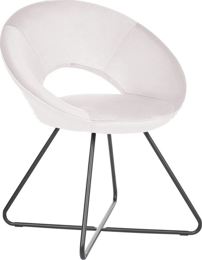 Spisestol Rachel Off white Svart Offwhite Svart