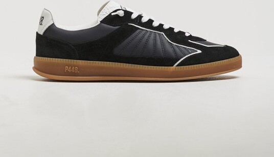P448 Marte Leather/Suede Sneaker Black