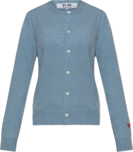 Comme des Garçons Play Dame Strikkevarer Blå M, Comme des Garçons Play Dame Strikkevarer Blå M,