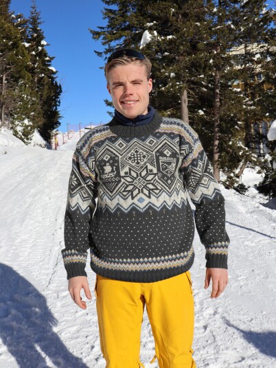 Du Store Alpakka 126 02b VM genser Trondheim 2025 Sterk M/ skinnlapp
