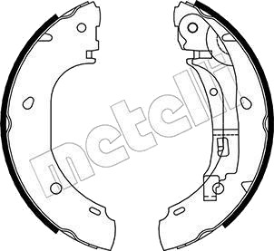 METELLI 53-0082 Bremsesko sett