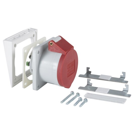 Schneider Electric 5960100 Uttak 5 polet rød Installasjonsmaterial