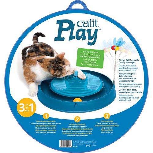 Kattinorge Play-N Scratch Massasje Katteleke Blå