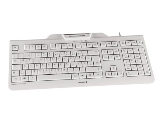 Cherry Kc 1000 Sc - Tastatur - Usb - Storbritannia - Blekgrå