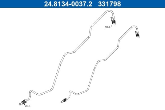 Håndbrekk kabel ATE 24.8134-0037.2