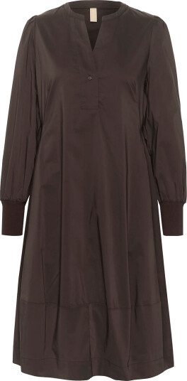 Culture Cuantoinett Rib Dress   Brown   M