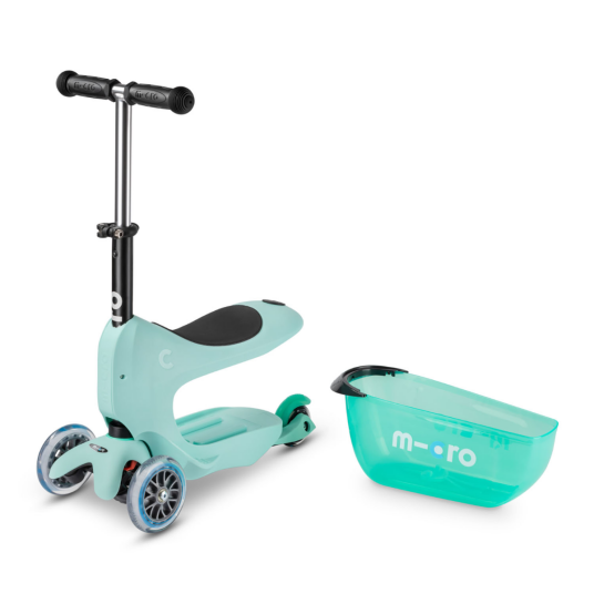 Micro Mini2go Deluxe Sparkesykkel Barn Mint