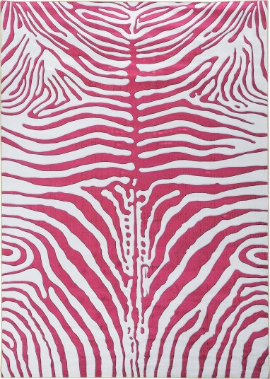 Wilton teppe Zebra rosa Størrelse: 160 x 230 cm Wilton teppe Zebra rosa Størrelse: 160 x 230 cm