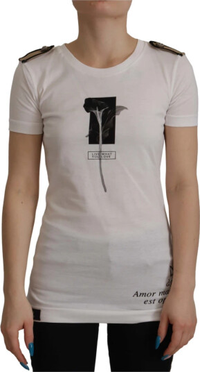 Dolce & Gabbana Dame Topper Hvit 2XS,