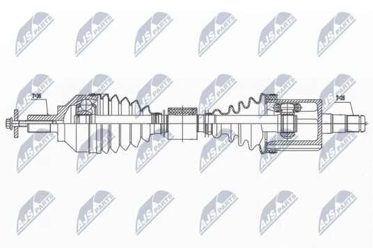 Nty Drivaksel NTY NPW VV 139 Nty Drivaksel NTY NPW VV 139